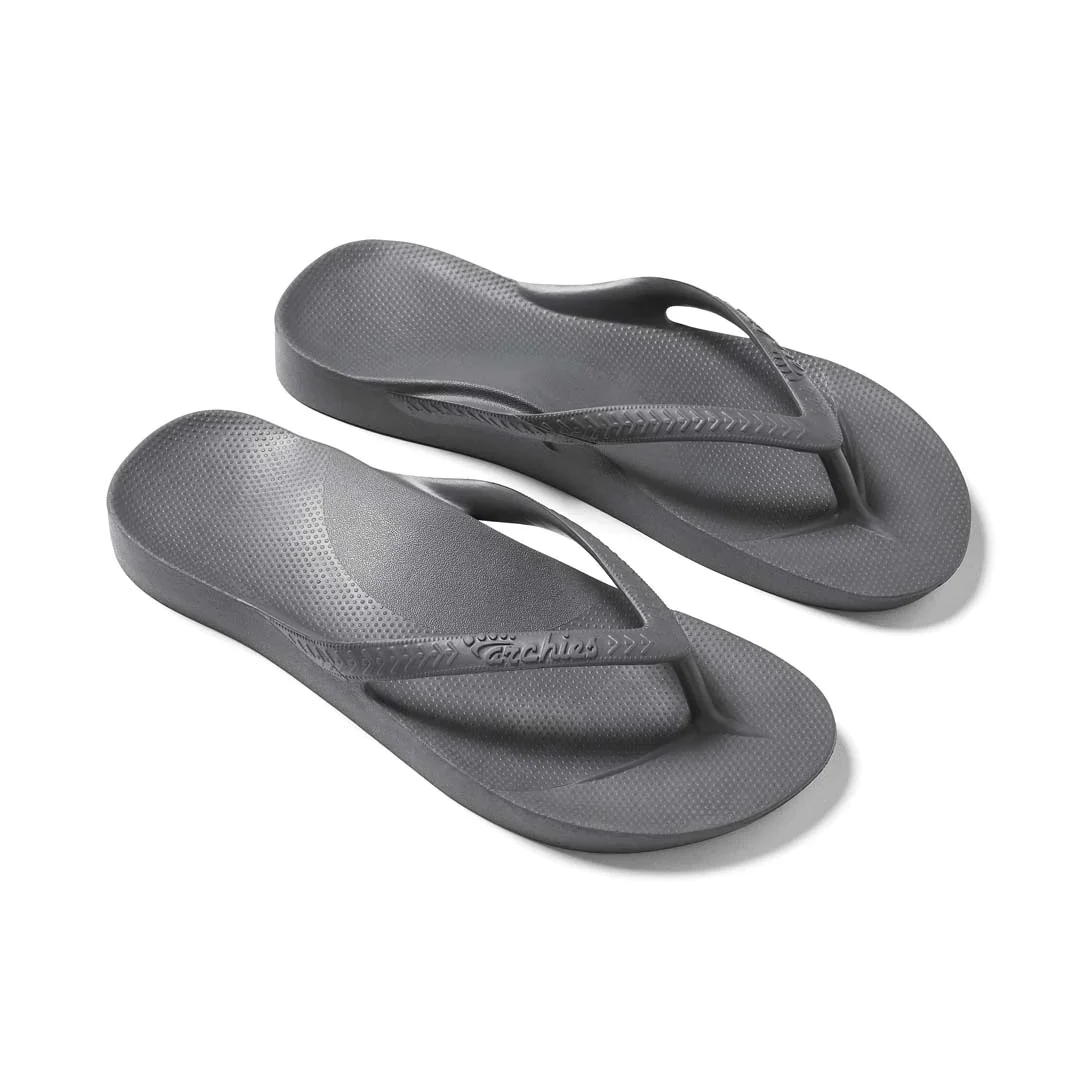 Arch Support Flip Flops - Classic - Charcoal - Image 13