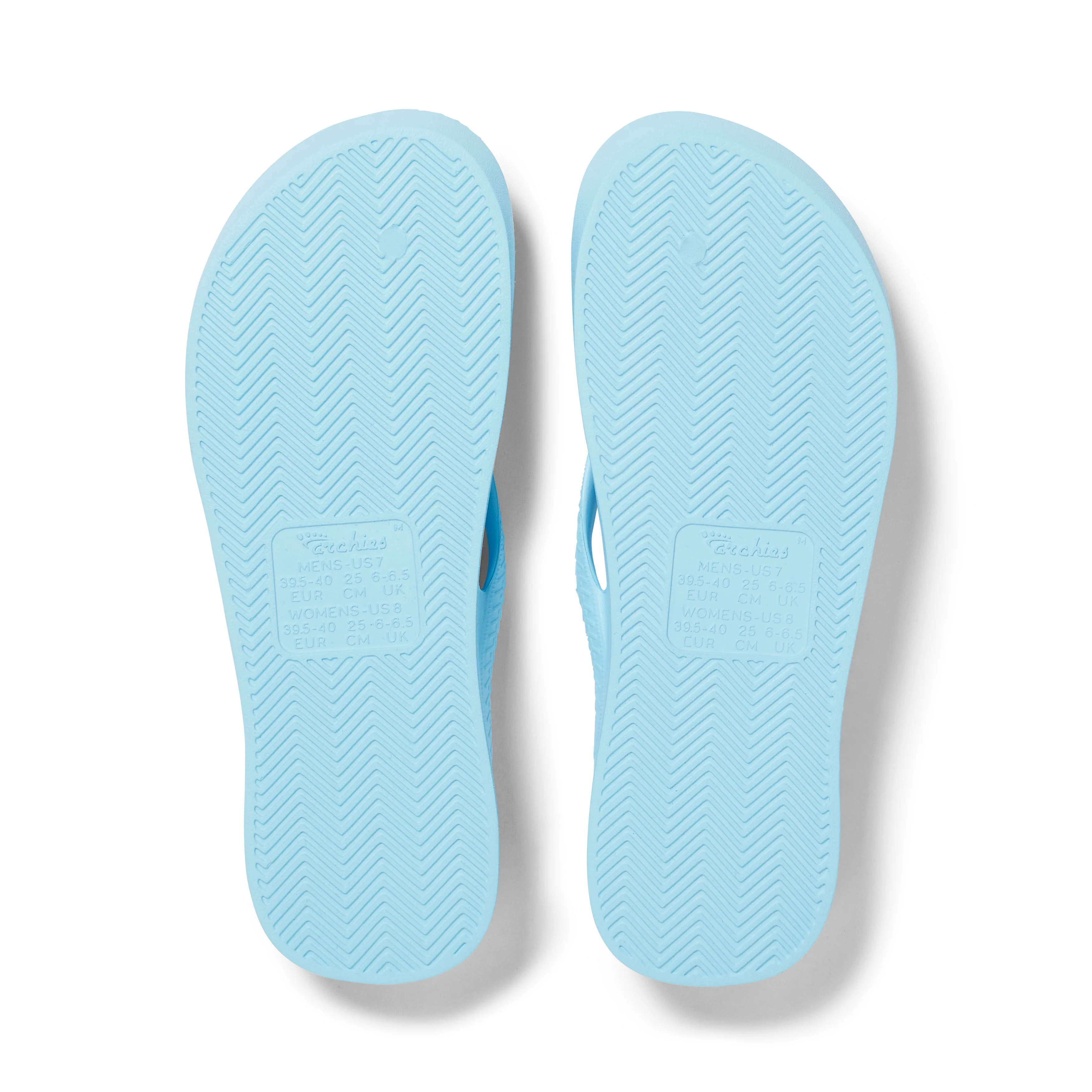 Arch Support Flip Flops - Classic - Sky Blue - Image 11