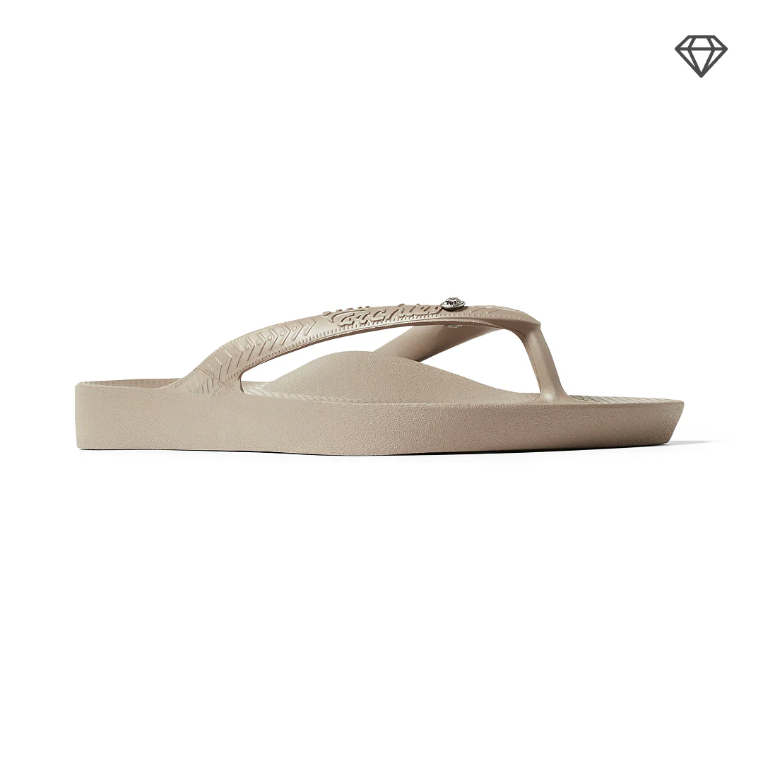 Arch Support Flip Flops - Classic - Crystal Taupe - Image 10