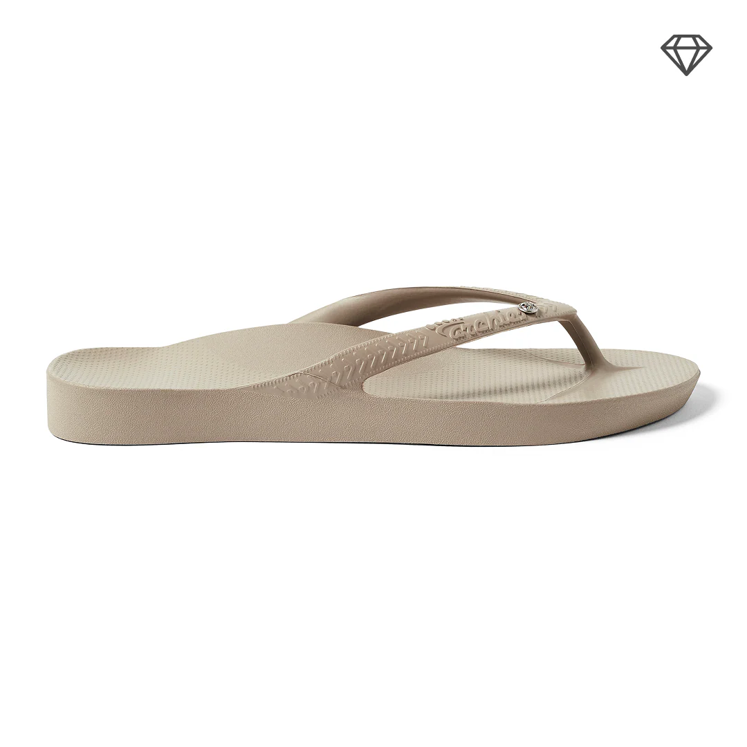 Arch Support Flip Flops - Classic - Crystal Taupe - Image 8