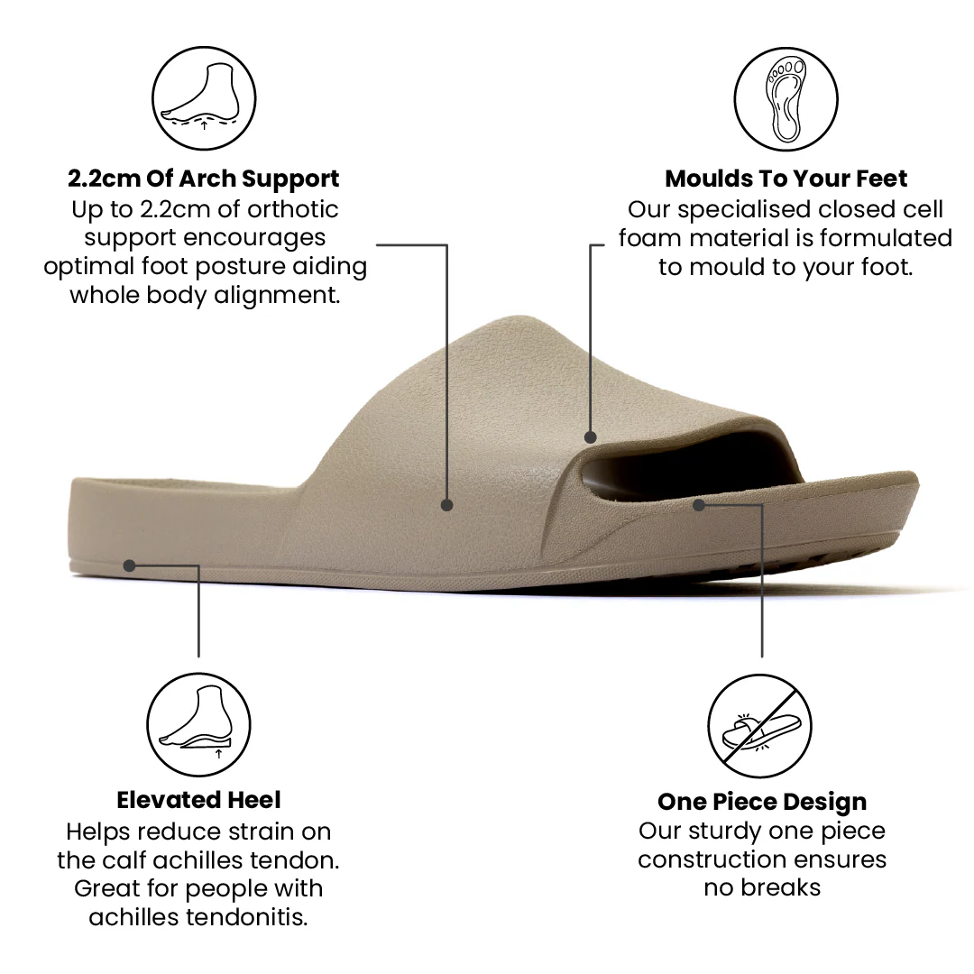 Arch Support Slides - Classic - Taupe - Image 3